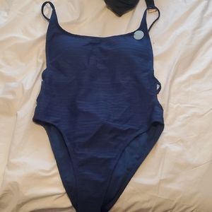 Blue one piece